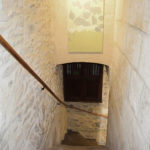 L'escalier en pierre de la maison d'hotes "La bastide de la Dougue" à Congenies